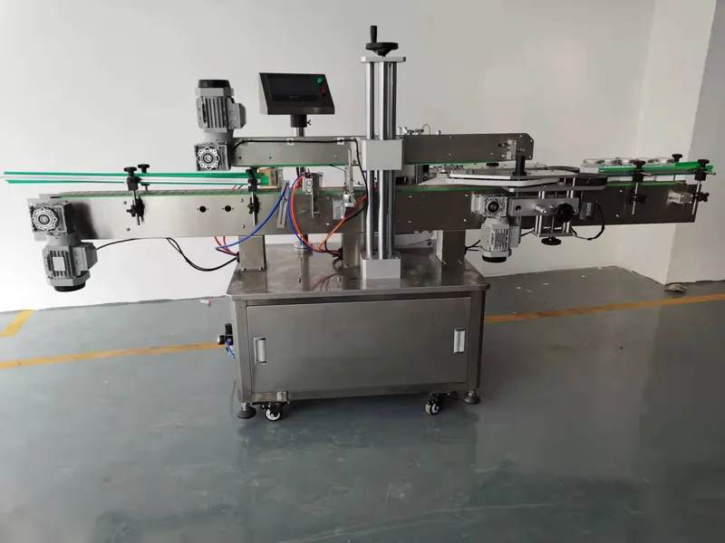 Company-owned photo of fsm-2800 double side labeling machine, catalog view 079.