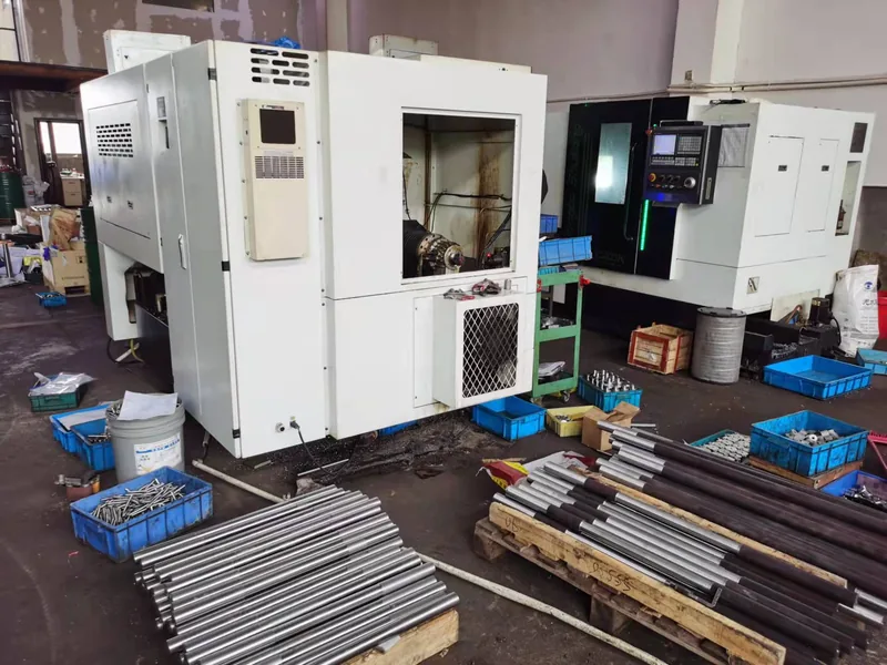 Company-owned photo of labeling machine factory cnc machining center and steel parts-01, catalog view 027.